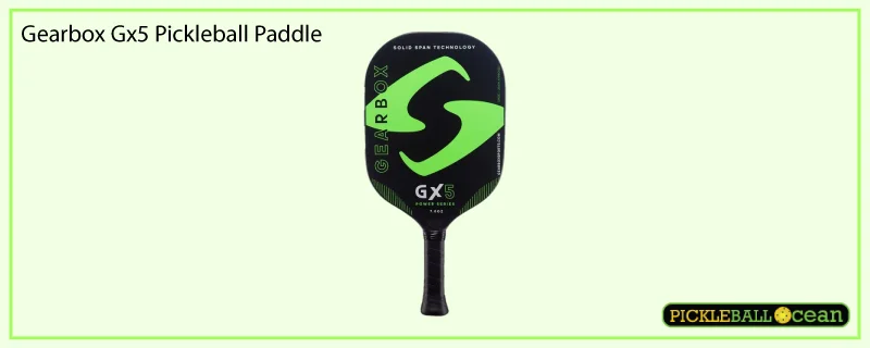 Gearbox Gx5 Pickleball Paddle 